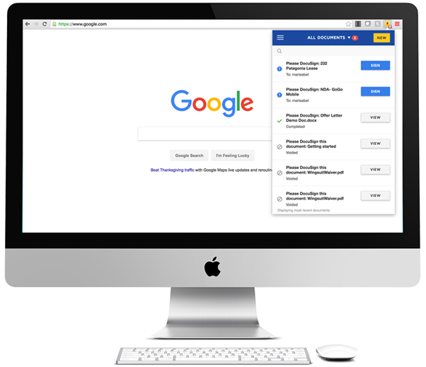 DocuSign for Chrome Extension