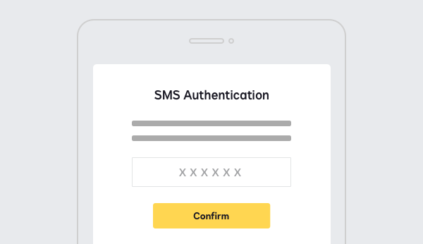 DocuSign IdentifyのSMSまたは電話経由の認証の画面