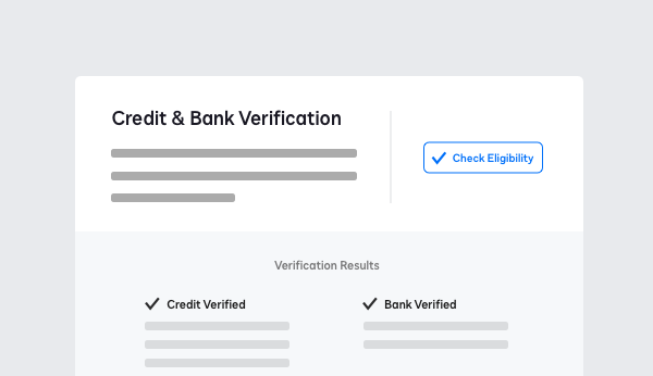 DocuSign Identify の銀行データの検証結果の画面